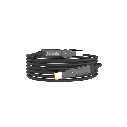 KDYNIX 60W USB-C Cable, 180° Rotating Connector — Flexible Silicone, 6.6 or 10 FT