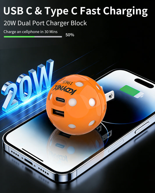 KDYNIX Creative Pickleball Gift: Unique Fast Charger Gift for him &amp; Winter Sports Fan,Work 
