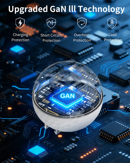 KDYNIX 65W 4-Port USB-C Wall Charger — Charge Everything, All at Once