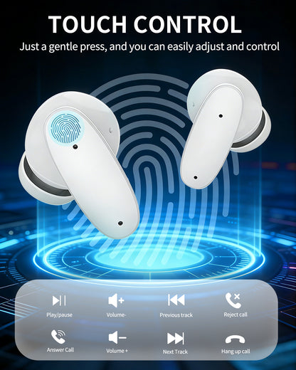 KDYNIX Golf Ball Wireless Earbuds Bluetooth 5.4 Noise Canceling Christmas Gift Stocking Stuffer Gym Sports 