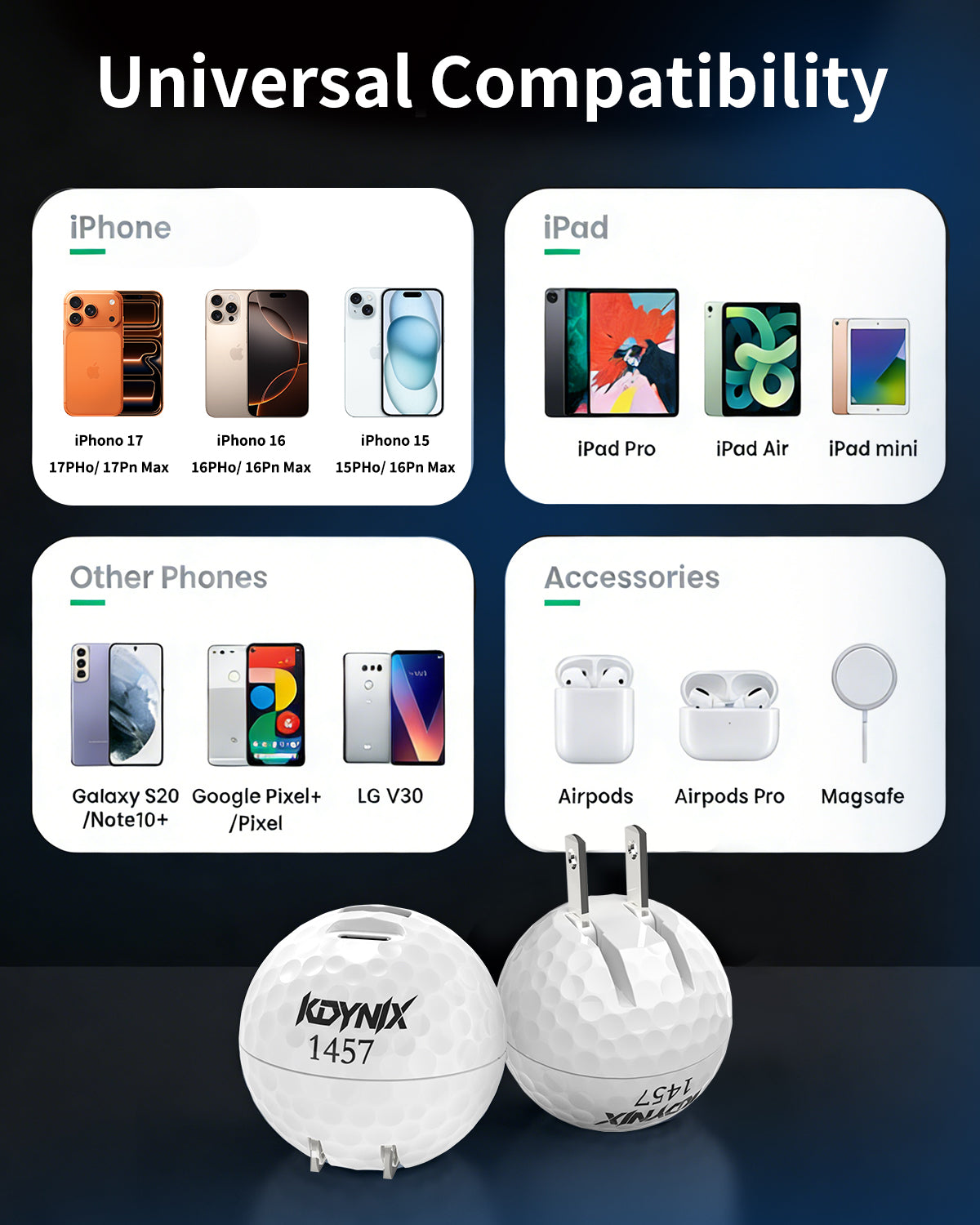 Kdynix Charger Ball 20W 1C1A – Sport Style Power Ball 