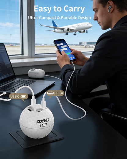 KDYNIX 65W 4-Port USB-C Wall Charger — Charge Everything, All at Once